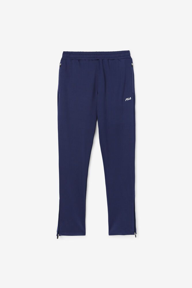 Fila Pants Koree Mens Navy - India FUL-213547